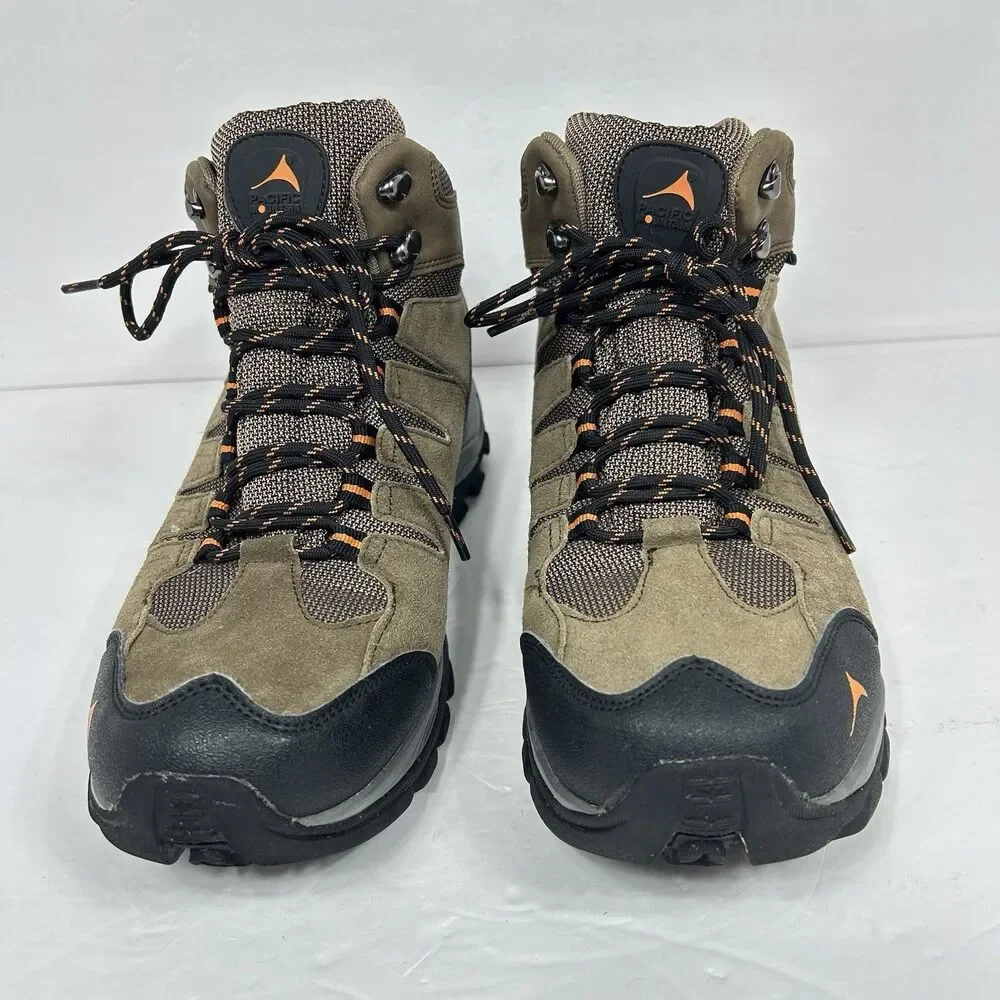 Pacific Mountain Boulder Mid Men's 12 Waterproof Hiking Boots Brown PM004520-912